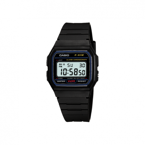 Reloj Casio Digital F-91W-1YER