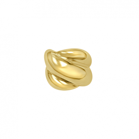 Anillo Entrelazado Oro Amarillo