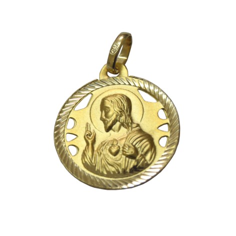 Medalla Escapulario Calado Virgen del Carmen
