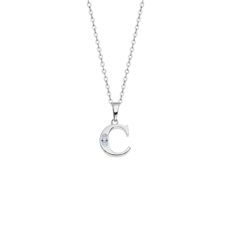 Collar Mujer Inicial Lotus Silver LP3054