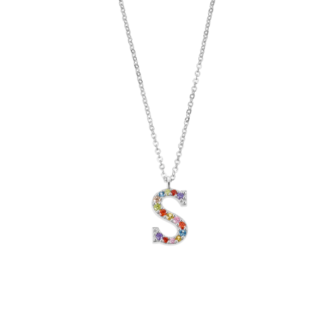 Collar Lotus Silver Inicial  LP3426