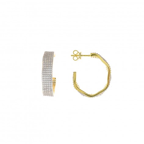 Pendientes Salvatore Aros Ondulados 249A0024
