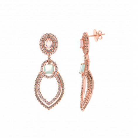 Pendientes Salvatore Rosé Circonitas 252A0066